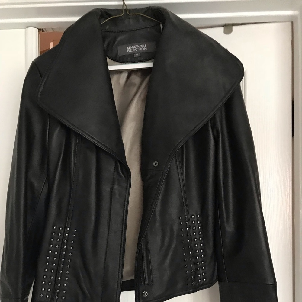 Kenneth ColeBlack Leather Jacket